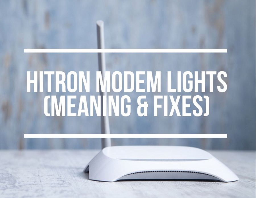 Hitron Modem/Router Lights (Meaning & Fixes)