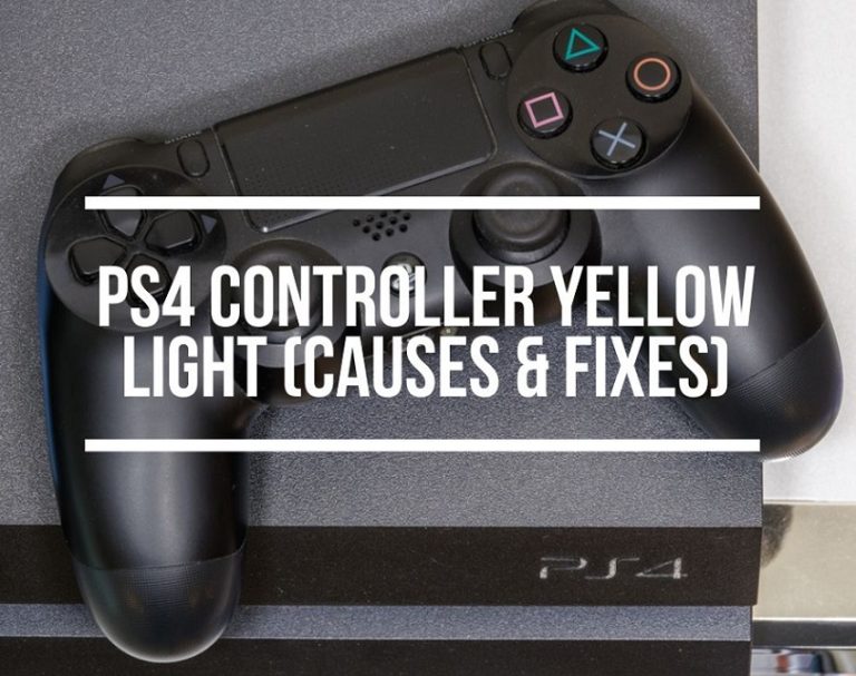 PS4 Controller Yellow Light (Causes & Fixes)