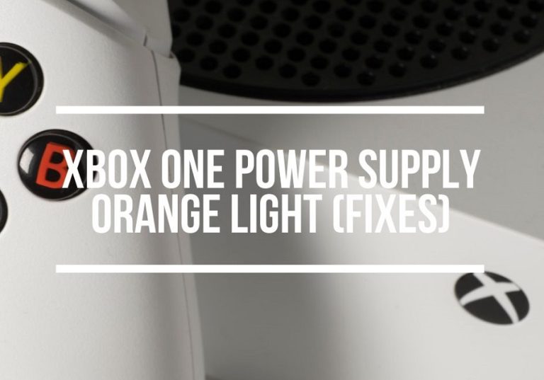 Xbox One Power Supply Orange Light (Causes & Fixes)